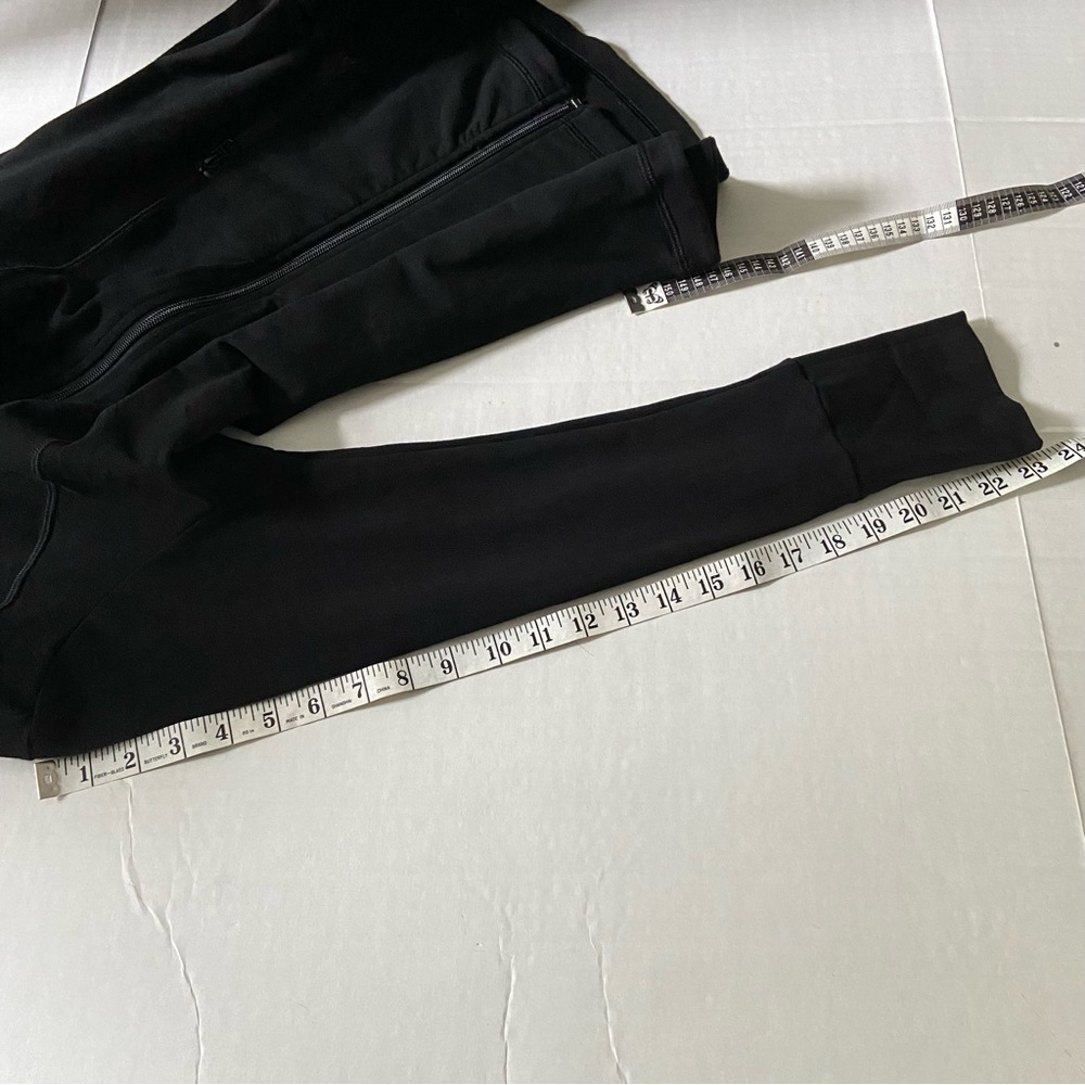 Soma Sport Black Workout Yoga Jacket Zip Up Size Medium Zip Pockets - Picture 12 of 16
